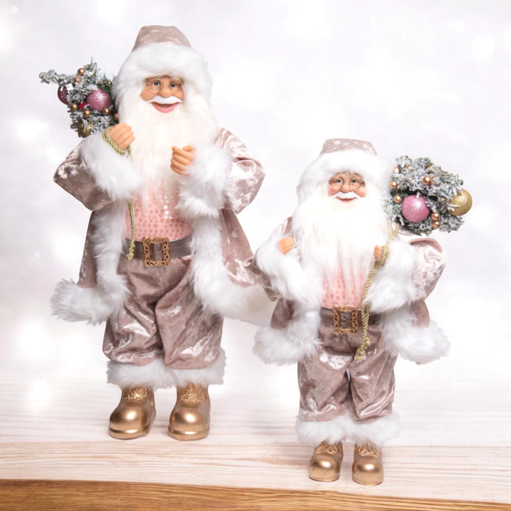 Papa Noel Santa Claus Vestimenta Rosa - Imagen 5