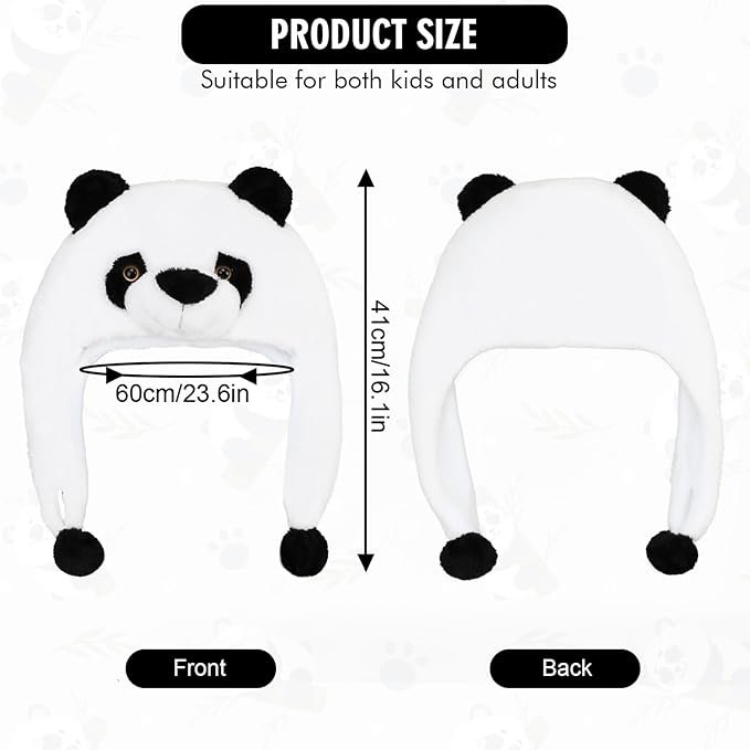 🐼 GORRO PELUCHE PANDA - Imagen 5