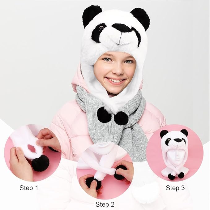 🐼 GORRO PELUCHE PANDA - Imagen 6