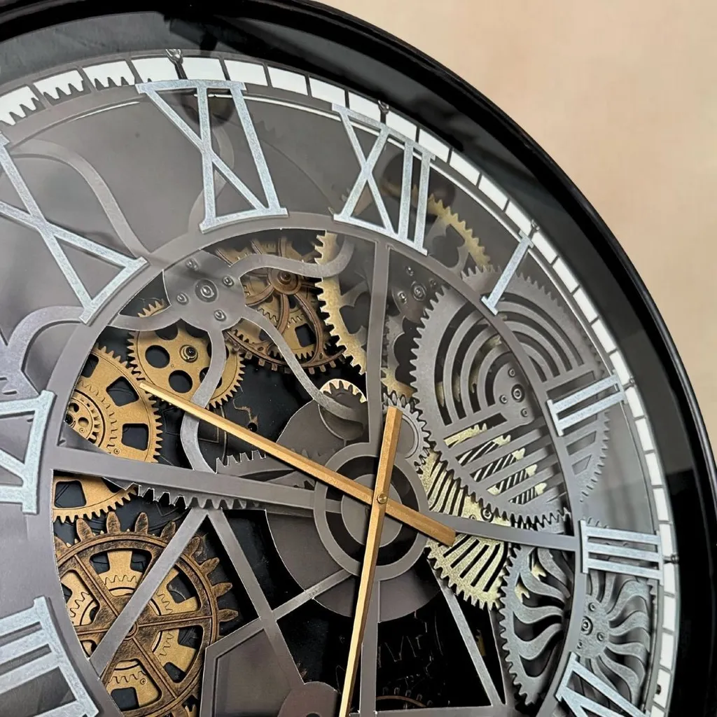 Reloj de Pared Industrial Engranaje Moscu - Imagen 3