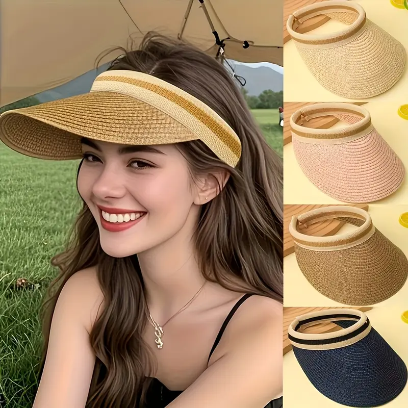 Sombrero Visera en rafia Protector del sol - Imagen 23