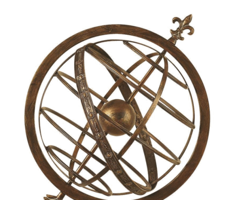 Esfera armilar Arbolario Astrolabio Industrial Chic - Imagen 12
