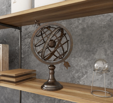 Esfera armilar Arbolario Astrolabio Industrial Chic - Imagen 9