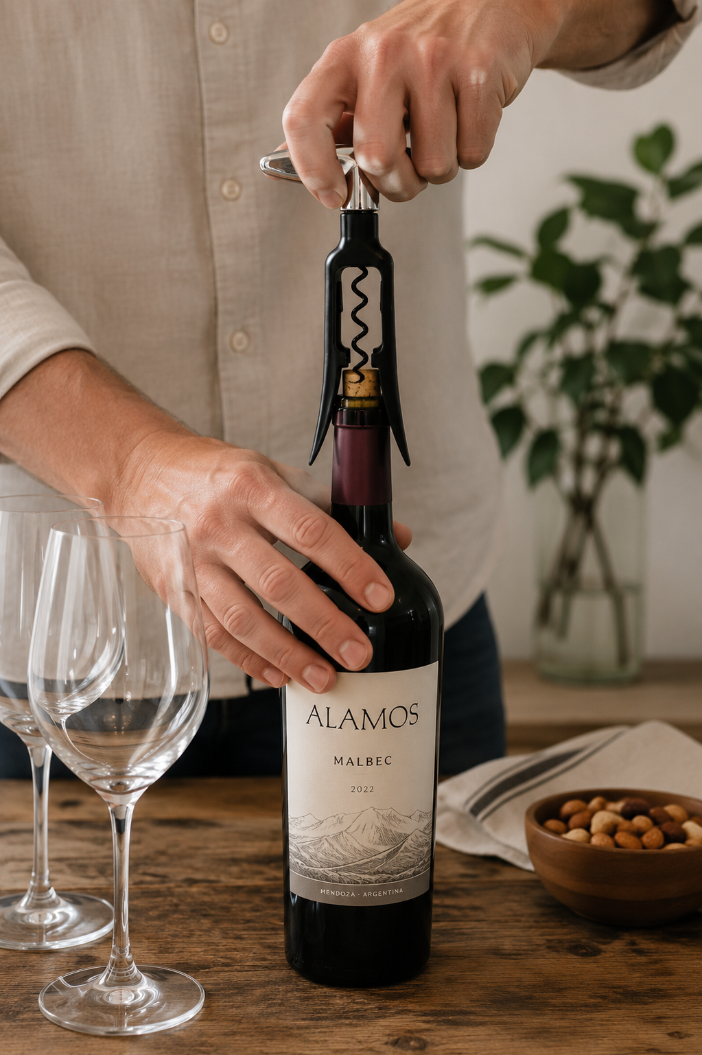 🍷 Sacacorchos Sin Fin SCHÖN · Apertura Suave & Precisa - Imagen 5