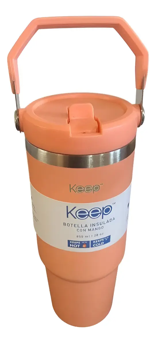 🥤 Botella Térmica Keep · 850 ml · Acero Inoxidable Para llevar lo que te gusta, adonde vaya tu día. - Imagen 7