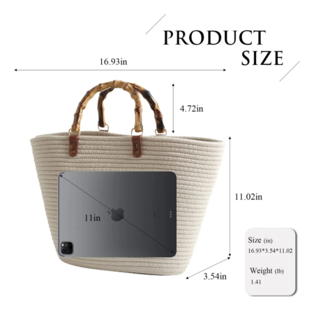✨ Canasta Bolso Summer Chic – Miscellaneous by CAFF ✨ - Imagen 10