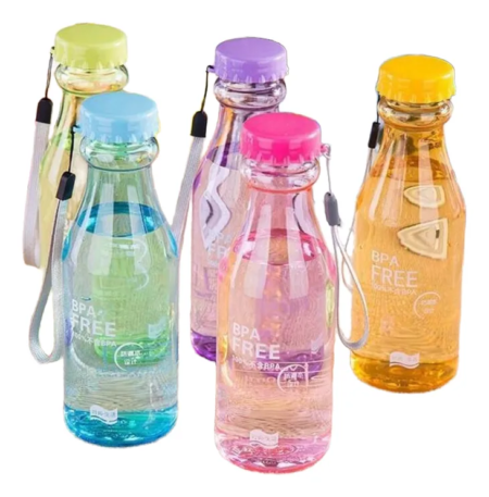 650 Ml Botellas De Agua De Plástico Irrompibles Libres Bpa - Imagen 4