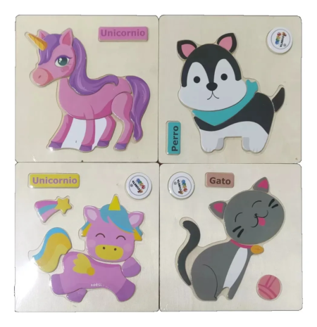 Puzzle Souvenir de madera para bebes - Imagen 10