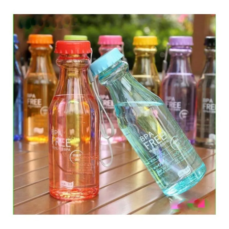 650 Ml Botellas De Agua De Plástico Irrompibles Libres Bpa