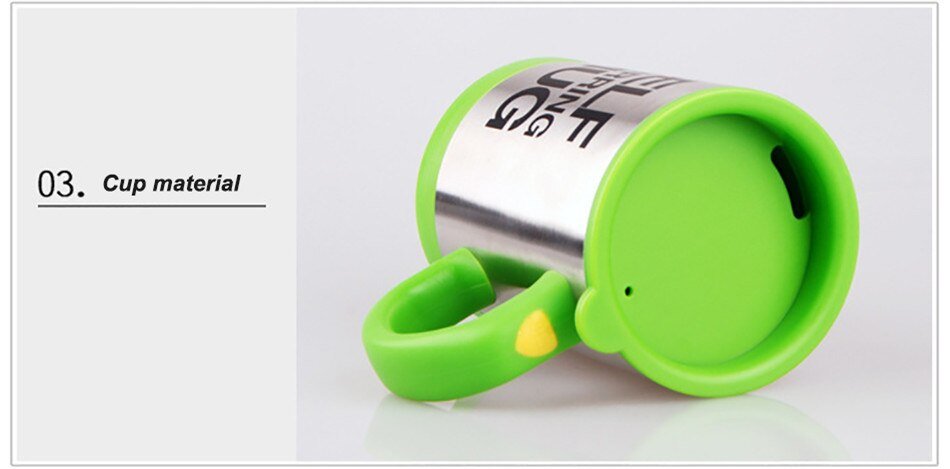 🔄 Self Stirring Mug — Taza Térmica Mezcladora 400 ml - Imagen 14