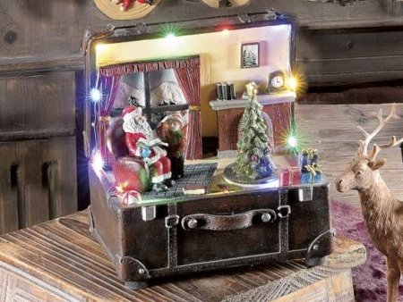 Caja Musical Casa Papa Noel - Imagen 4