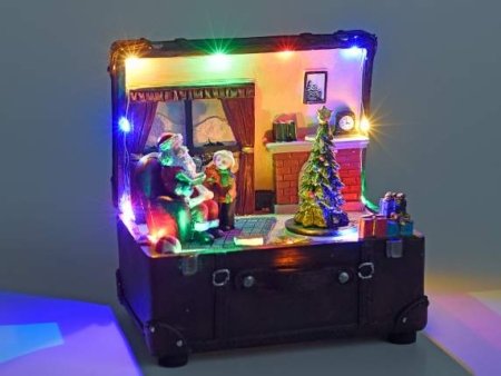 Caja Musical Casa Papa Noel - Imagen 5