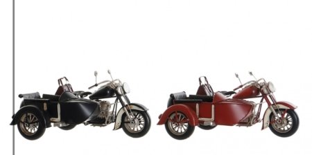 Moto para coleccionar con sidecar Red - Imagen 6