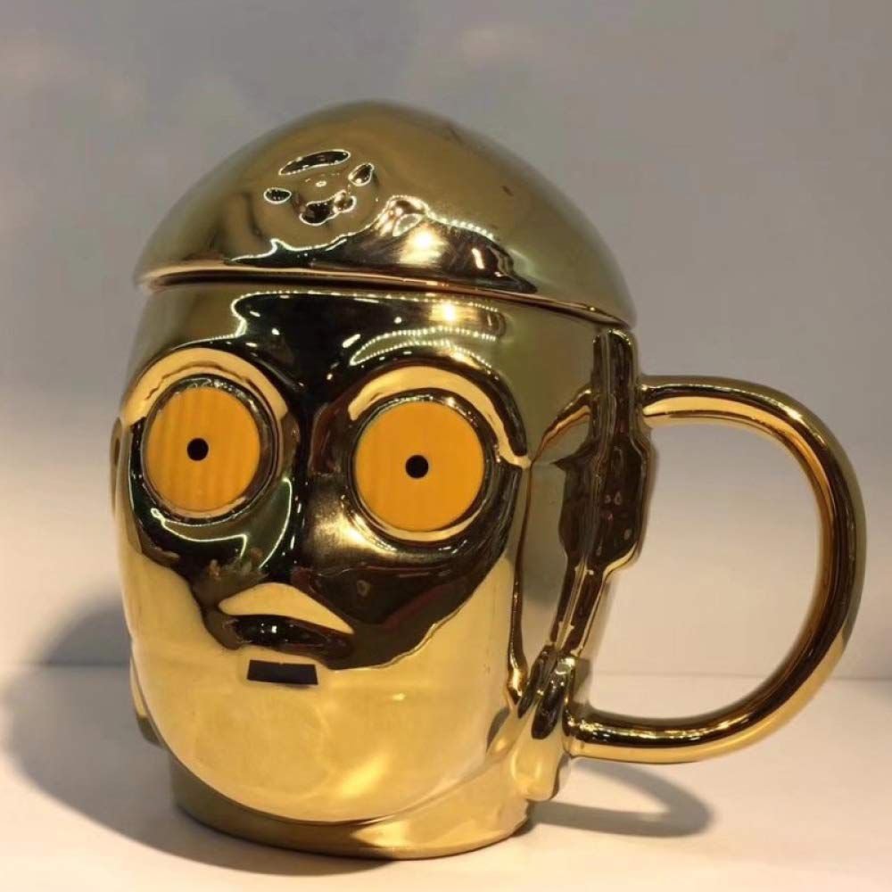 Jarro Mug con tapa Taza 3D Star Wars C-3PO