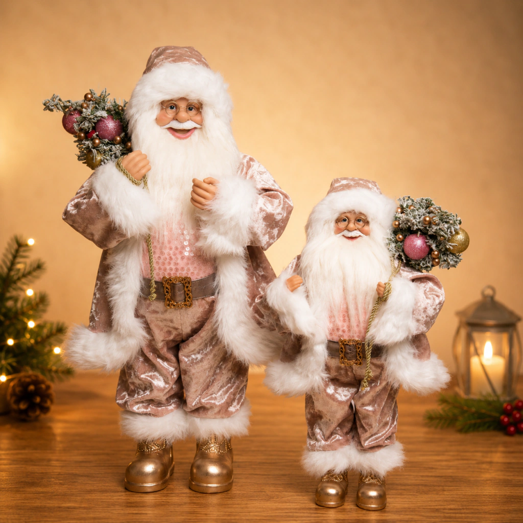 🎅✨ Papá Noel Rosa Encantado · 40 y 60 cm - Imagen 9