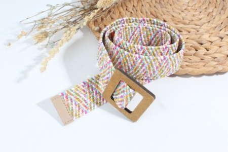 Cinto Rafia trenzada Spring
