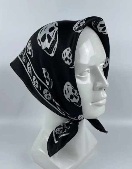 Pañuelo simil seda Skull Alexander - Imagen 3