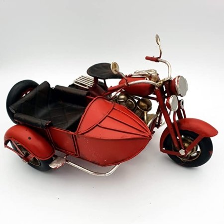 Moto para coleccionar con sidecar Red - Imagen 3