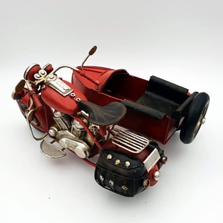 Moto para coleccionar con sidecar Red - Imagen 2