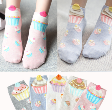 Medias Soquete -  Ice Cream