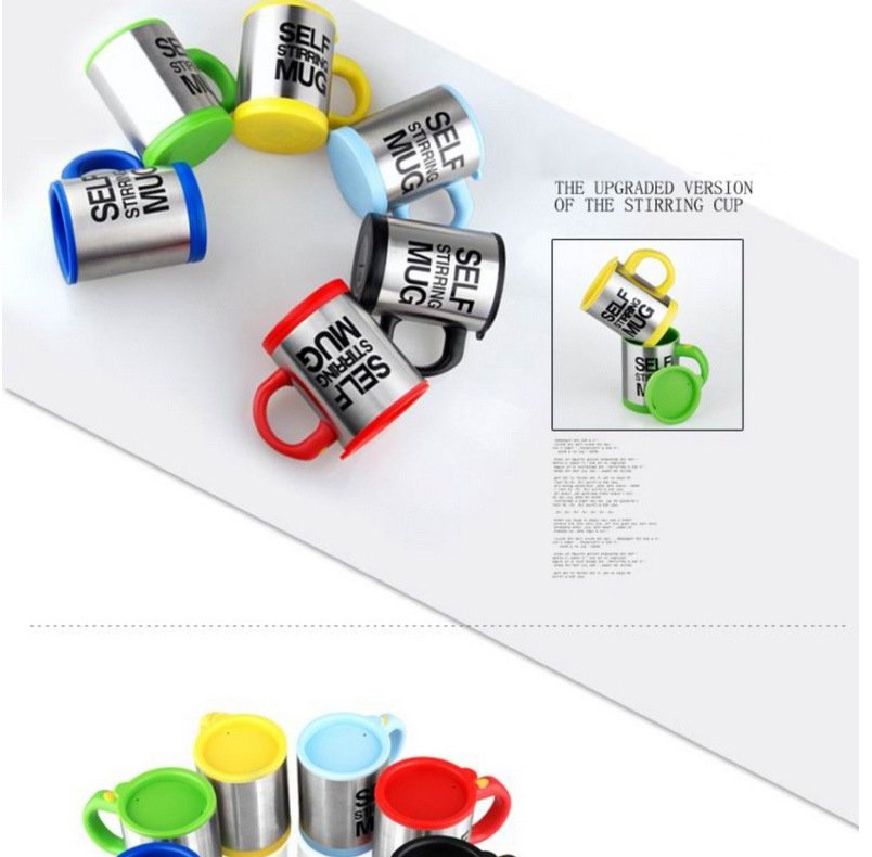 🔄 Self Stirring Mug — Taza Térmica Mezcladora 400 ml - Imagen 23