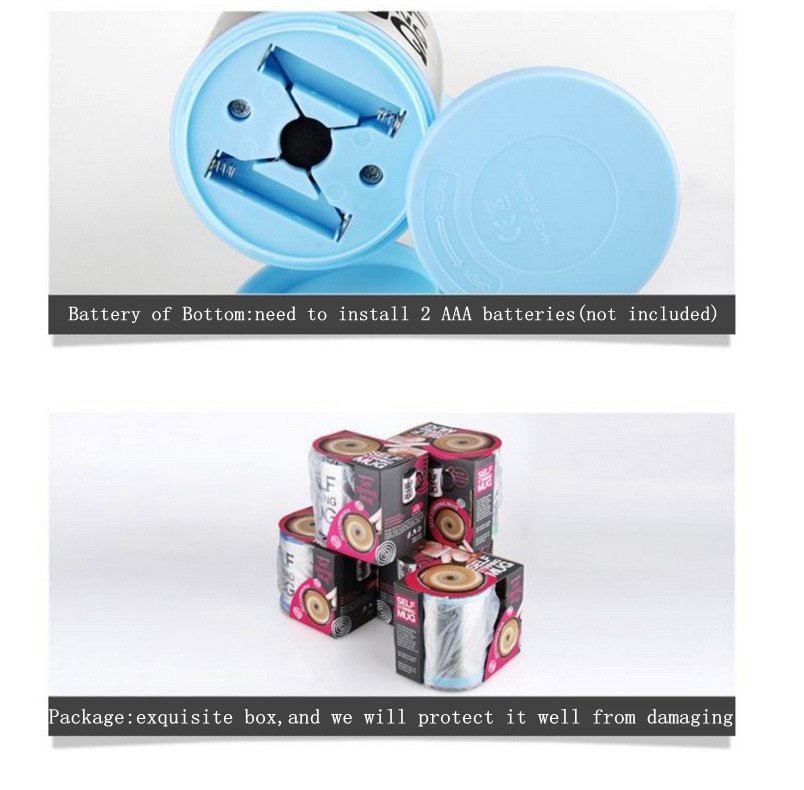 🔄 Self Stirring Mug — Taza Térmica Mezcladora 400 ml - Imagen 10