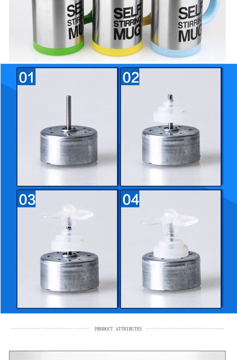 🔄 Self Stirring Mug — Taza Térmica Mezcladora 400 ml - Imagen 24