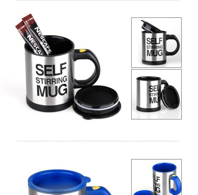 🔄 Self Stirring Mug — Taza Térmica Mezcladora 400 ml - Imagen 11