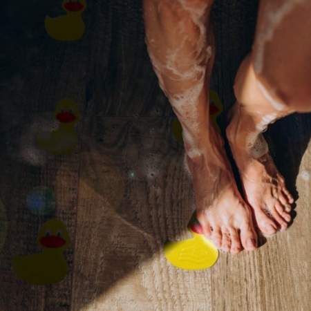 Antideslizantes de bañera pato set de 4 - Imagen 5