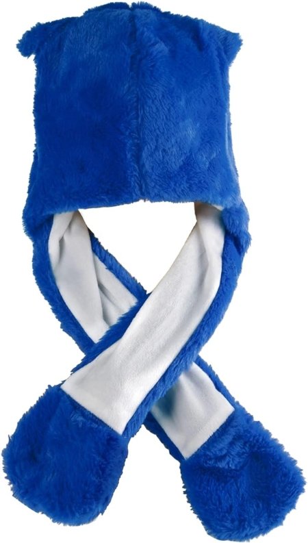 Gorro peluche Cosplay orejas moviles Sonic - Imagen 5