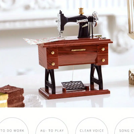 Caja Musical Maquina de coser vintage - Imagen 15