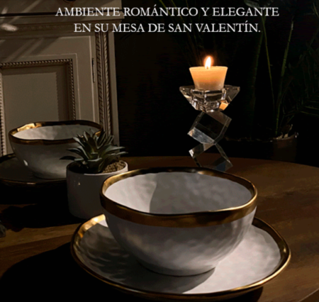 Candelabro Portavela Cristal Cubic - Imagen 3