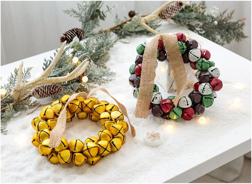 Navidad Corona Trio de colores Cascabeles - Imagen 10