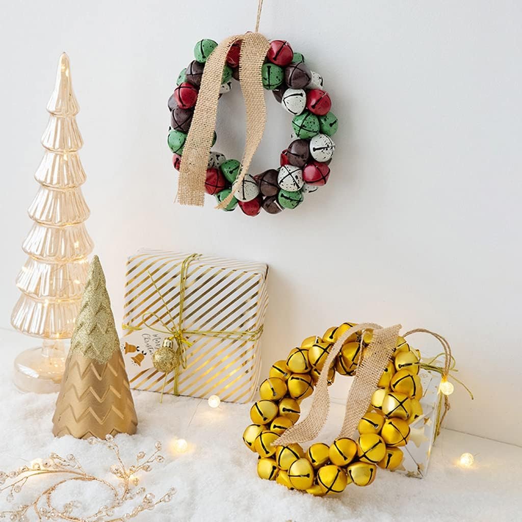 Navidad Corona Trio de colores Cascabeles - Imagen 8