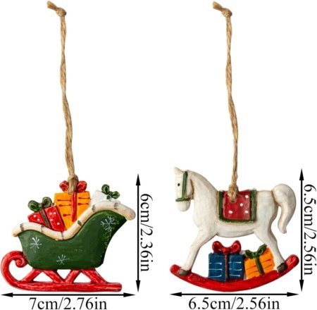 Navidad Adornos Set Cute - Imagen 4