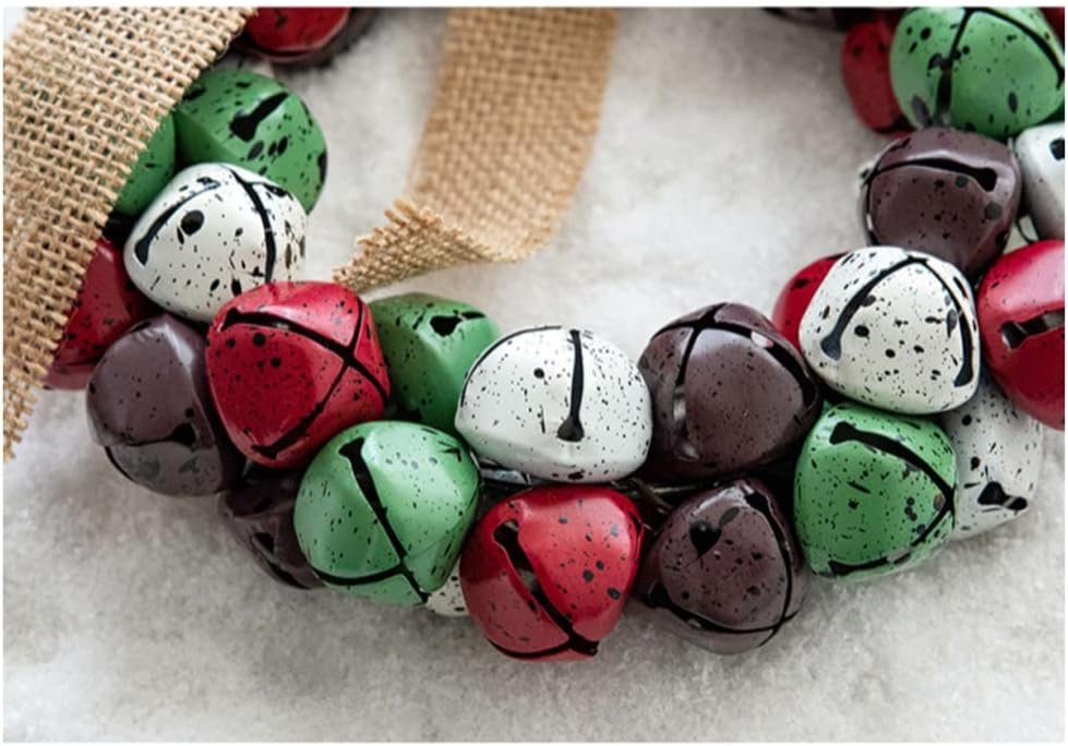 Navidad Corona Trio de colores Cascabeles - Imagen 7