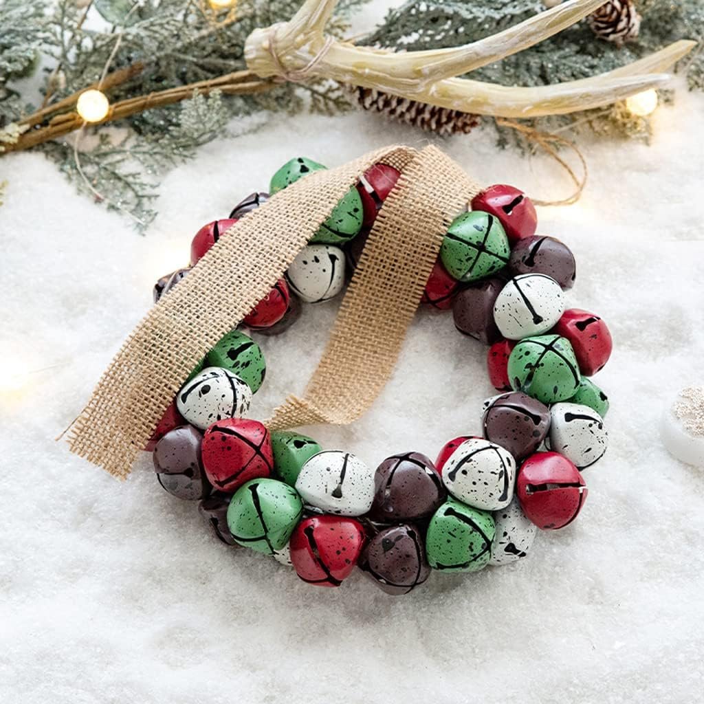 Navidad Corona Trio de colores Cascabeles - Imagen 11