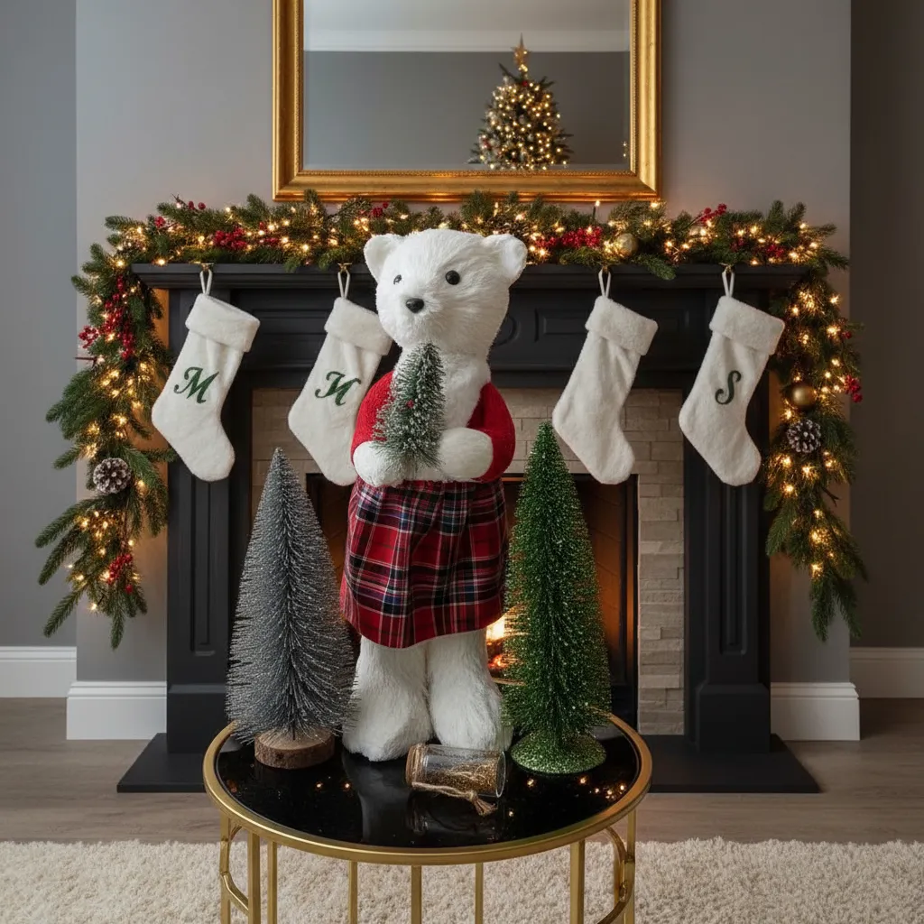 Navidad Osita Chris Blanca - Imagen 4