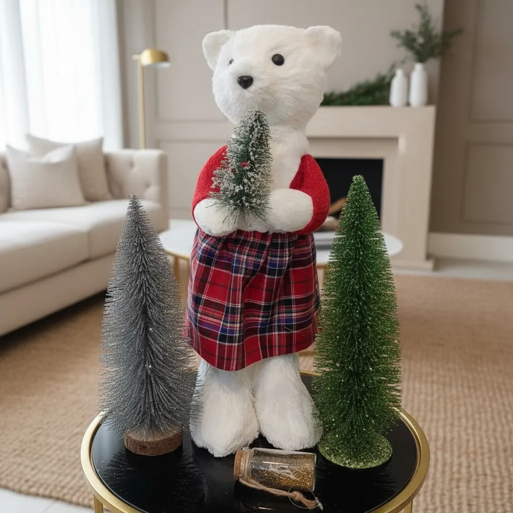 Navidad Osita Chris Blanca - Imagen 3