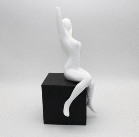 Escultura Dama Disfrutando el Sol - Imagen 3