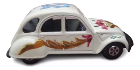 Sacapuntas Metal Coleccionable Auto Fiat 600 Fileteado - Imagen 7