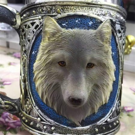 Taza Jarro Mug temática Medieval Lobo - Imagen 9