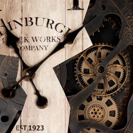 Reloj de Pared Edinburgh engranaje movil - Imagen 5