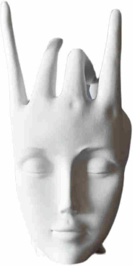 Escultura Medusa Mano sonriente - Imagen 3