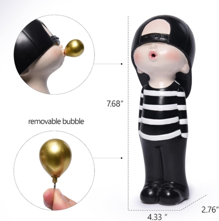 Escultura Niño con Globo - Imagen 7