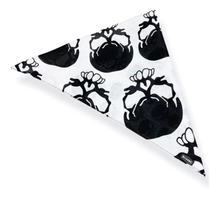 Pañuelo  Skull White and Black - Imagen 6