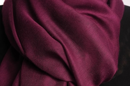 Pashmina Pareo Chal Bufanda Neta Katrina Burgundy - Imagen 5
