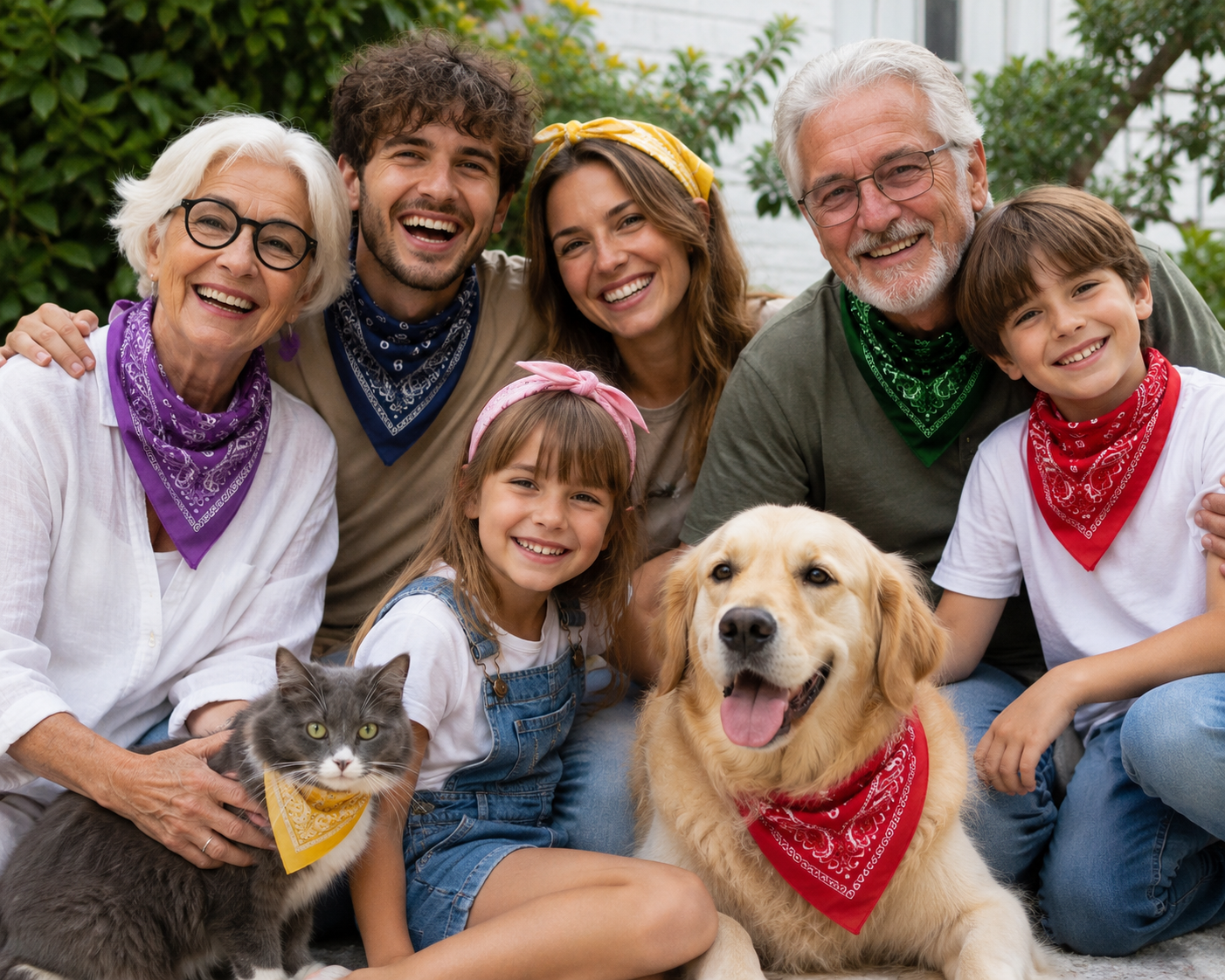 🧿Pañuelo Bandana Pasley 55x55 cm Unisex | Miscellaneous By CAFF