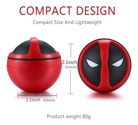 Molinillo Picador Grinder de especias o de tabaco Dead Pool - Imagen 8