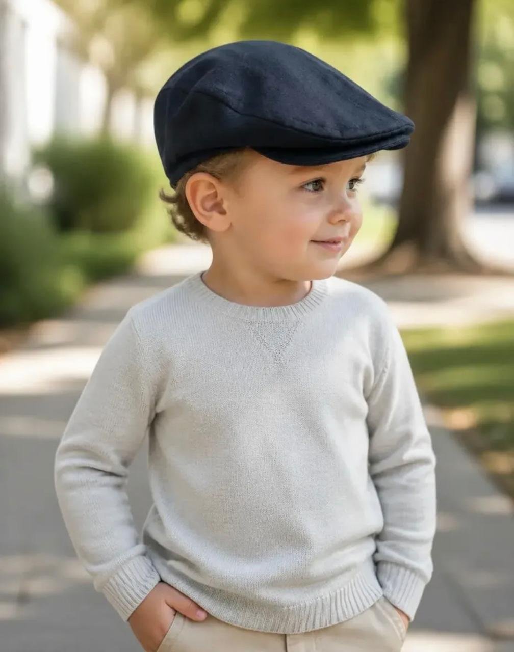 🧢 Boina Keaton Infantil · Gabardina & Estilo Clásico - Imagen 5